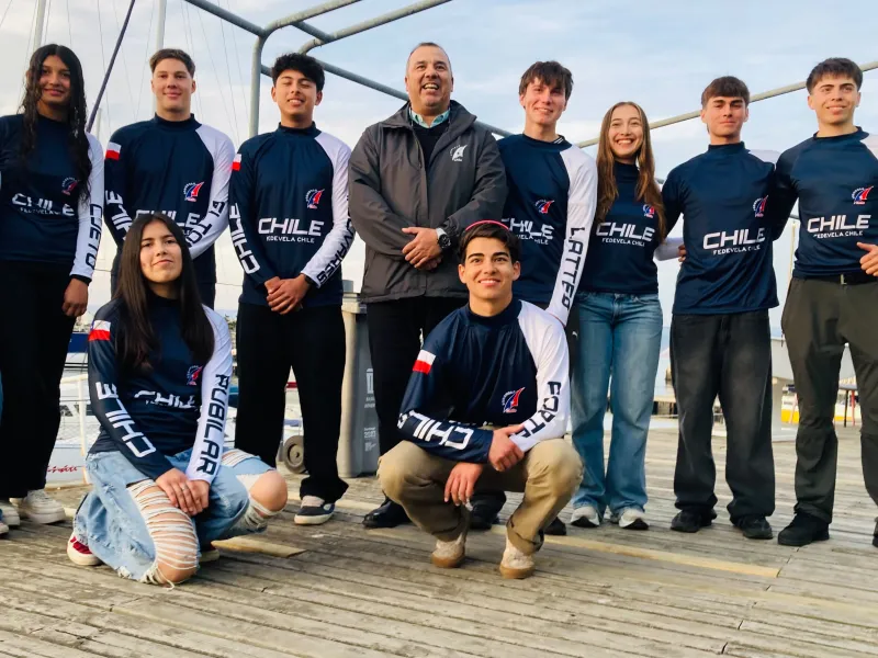 Baltazar Román Forteza, joven navegante de Puerto Varas, fue seleccionado para programa “Promesas Fedevela”