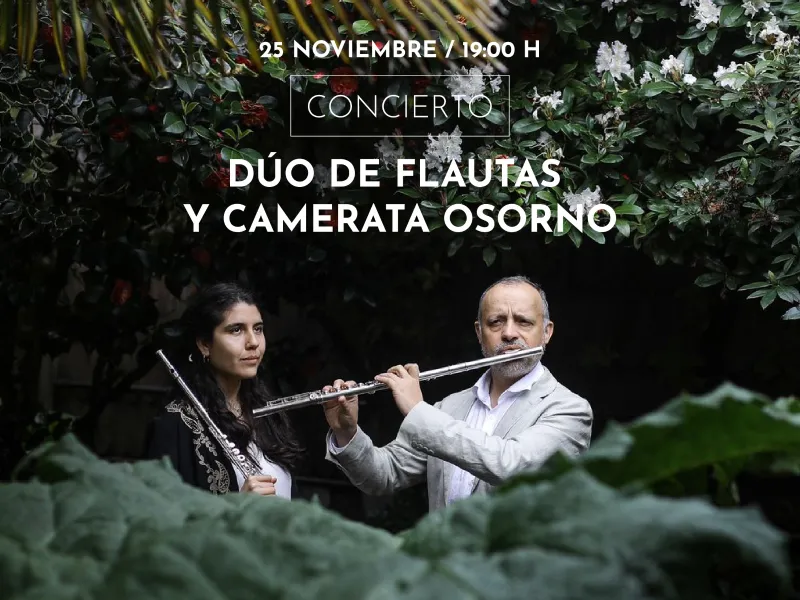 Centro Cultural Bosque Nativo inaugura temporada de conciertos con presentación de “Dúo de Flautas y Camerata Osorno”