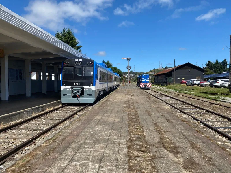 Regreso del Tren: Comenzaron pruebas de marcha blanca del proyecto 30/30 en la Región de Los Lagos