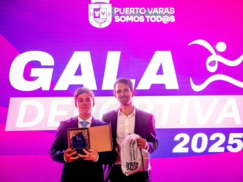 Cristóbal Villouta fue coronado Deportista  del Año en la Gala 2025 de Puerto Varas
