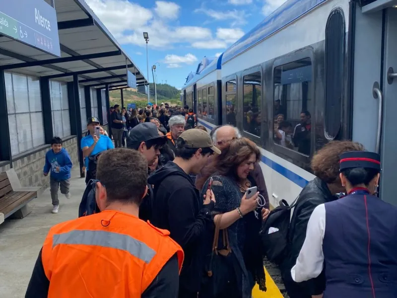 EFE iniciará durante febrero pruebas técnicas de medios de pago en piloto del tren Llanquihue-La Paloma