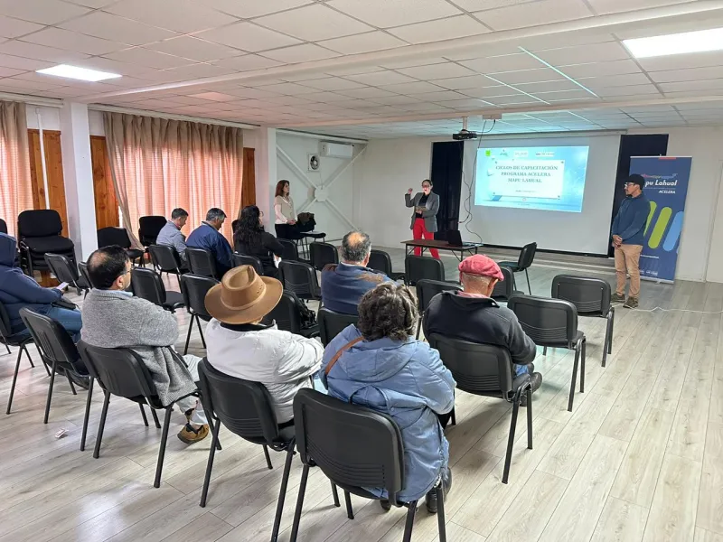 Empresarios de la región de Los Lagos reciben capacitaciones para el fomento de sus negocios y territorios de acción