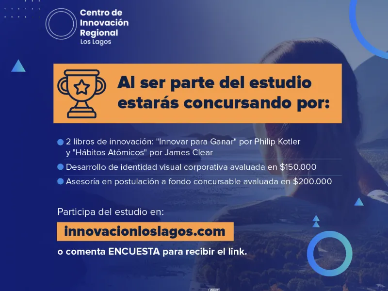 Estudio busca conocer actitudes, motivaciones y barreras para innovar en la Región de Los Lagos
