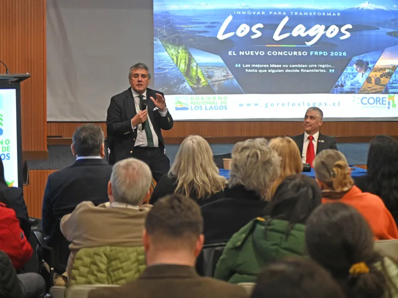 Gobierno Regional de Los Lagos lanzó concurso de innovación por $4.000 millones para resolver brechas productivas del territorio