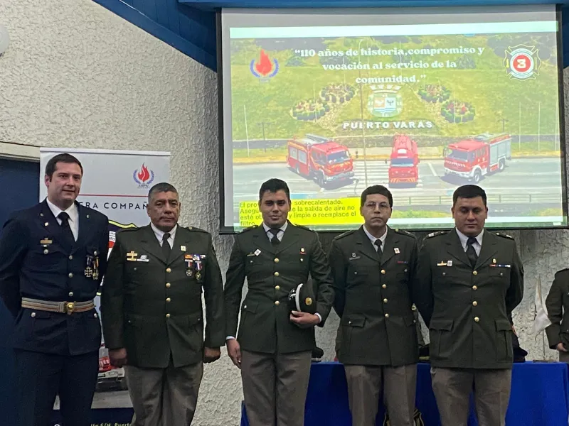 “La vida por la humanidad”: Tercera Compañía de Bomberos Puerto Varas celebró sus 110 años de vida
