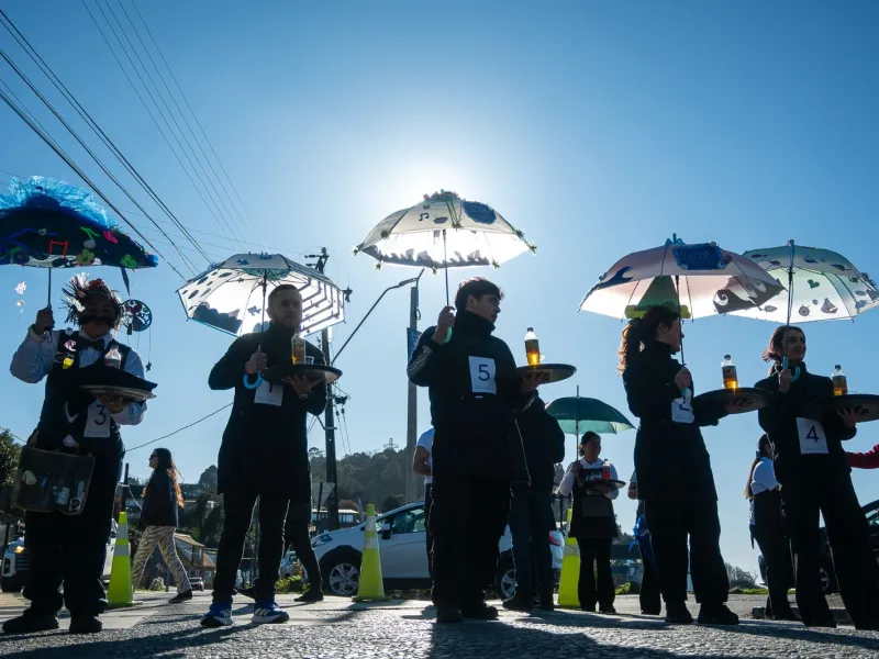 Miles de personas salieron a celebrar el invierno en Puerto Varas