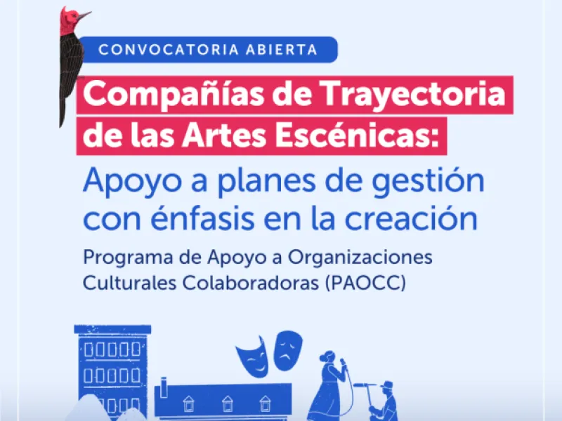Nueva línea del Ministerio de las Culturas busca apoyar  sostenibilidad de Compañías de Trayectoria de las Artes Escénicas