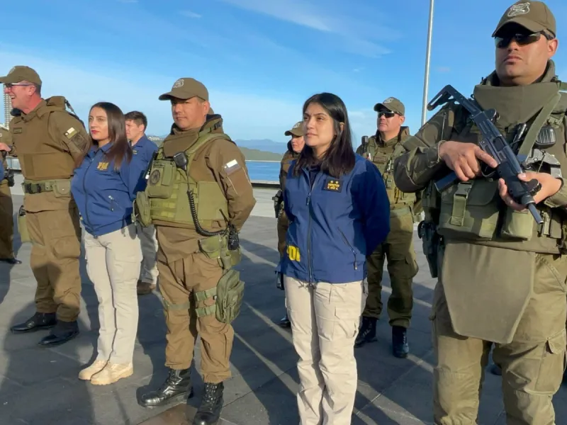 Operación Fortaleza 3: PDI y Carabineros logran más de 100 detenidos en trabajo conjunto en la Región de Los Lagos