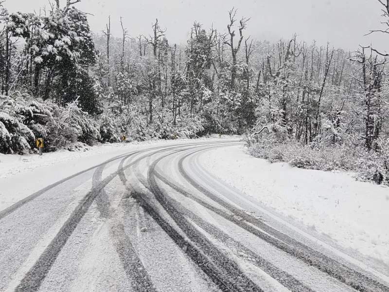 Paso fronterizo Cardenal Samoré cerró temporalmente por acumulación de nieve y presencia de hielo negro