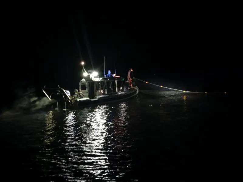 Pesca Furtiva: Armada incautó más de 300 metros de redes en Bahía de Ensenada