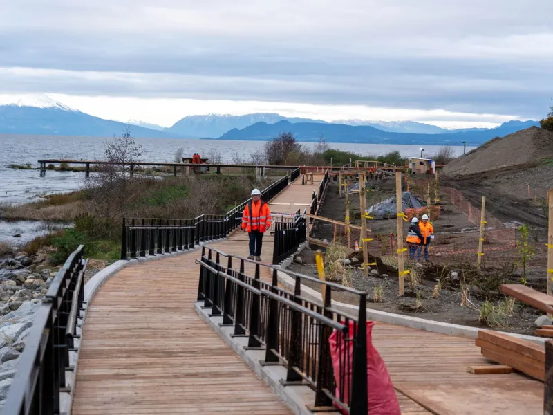 Proyecto de borde costero en Llanquihue estará terminado en diciembre próximo