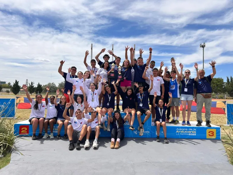 Región de Los Lagos obtuvo el primer lugar en medallas y tercer lugar por puntaje en los XXXII Juegos Binacionales de la Araucanía La Pampa 2025