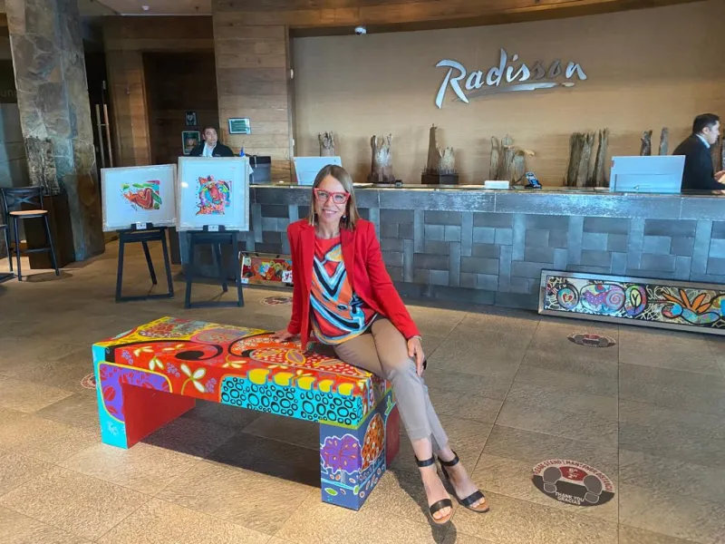 Renate Neumann expone en Hotel Radisson hasta fines de enero