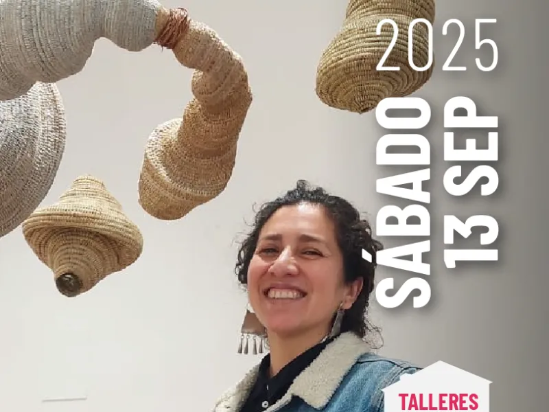 Taller gratuito de cestería decorativa con Andrea Quintullanca en el CAMM