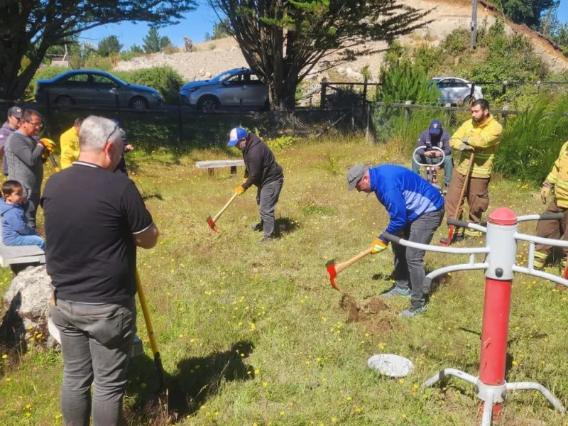 Vecinos del sector rural 4 de septiembre en Puerto Varas  se capacitaron en combate de incendios forestales