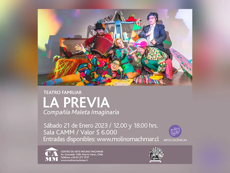 Vuelve la exitosa obra de teatro LA PREVIA a Puerto Varas