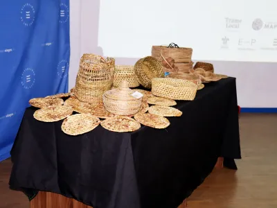 Artesanas difunden técnicas en cestería tradicional en ULagos