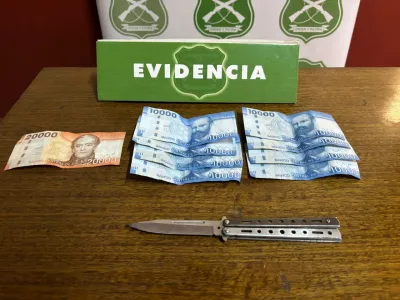 Carabineros detuvo antisocial que asaltó a turista en Frutillar