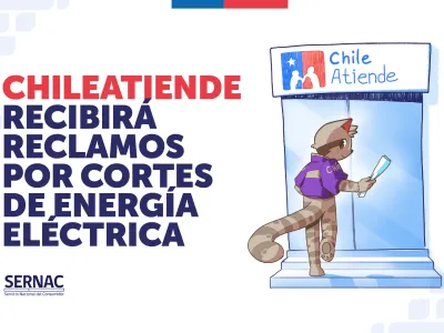 Chileatiende recibirá reclamos por Cortes de Energía Eléctrica en todo el País