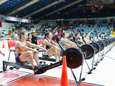 Clubes de Llanquihue y Puerto Montt se subieron al podio en nacional de Remo Ergómetro