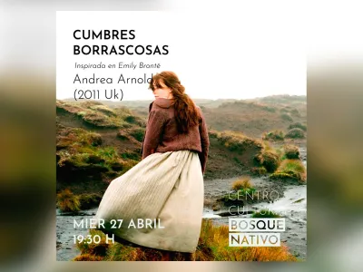 Conmemorando el mes del libro: Ciclo “Escritoras y Cine” Centro Cultural Bosque Nativo