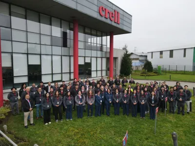 Crell celebró 78 años de vida junto a sus socios