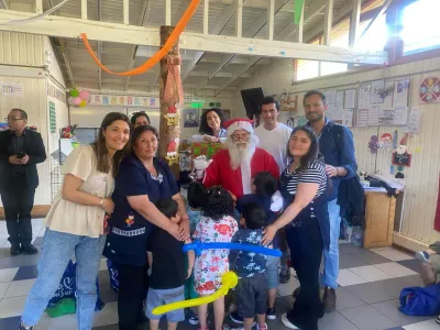 Dimarsa realizó actividad navideña para niños y niñas de la Fundación Hogares del Verbo Divino de Puerto Varas