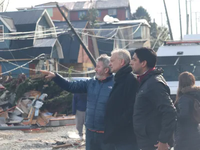 Diputado Héctor Barría visitó Puerto Varas y pidió anular recorte presupuestario para la Región de Los Lagos tras paso de tornado