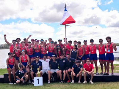 El remo de Chile festeja la corona sudamericana con destacada actuación de deportistas de la Región de Los Lagos