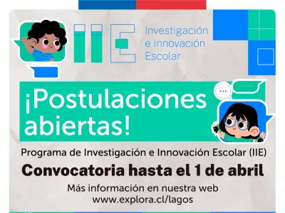 Explora Los Lagos inicia convocatoria para Programa de Investigación e Innovación Escolar 2024