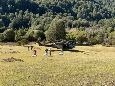 FACH trasladó más de tres toneladas de carga hacia sectores aislados de Cochamó