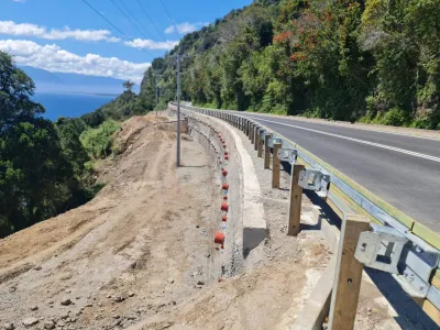 Finalizaron obras de reparación vial en el sector La Cantera camino a Ensenada
