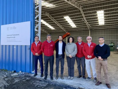 Gobernador regional de Los Lagos visitó relleno sanitario La Laja