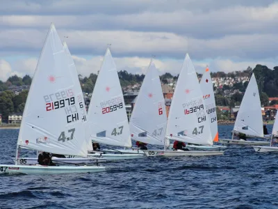 La Bahía de la ciudad de las rosas se cubrió de velas con motivo de la IX versión de “Puerto Varas a toda vela, Regata de Otoño 2023”