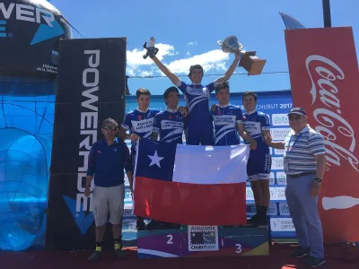 Los Lagos campeón del ciclismo en Los Juegos Binacionales de la Araucanía Chubut 2017