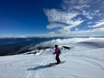 Los mejores riders se dieron cita en la última fecha del Campeonato Freeride de Sudamérica en el Volcán Osorno