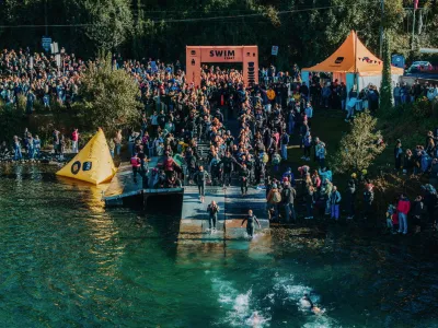 Miles de vecinos presenciaron el primer Ironman 70.3 en la historia de Puerto Varas