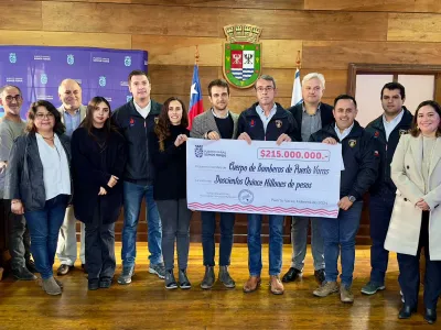 Municipio entregó histórica subvención al Cuerpo de Bomberos de Puerto Varas de $215 millones