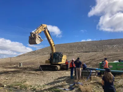 PDI realiza peritajes en Relleno Sanitario La Laja