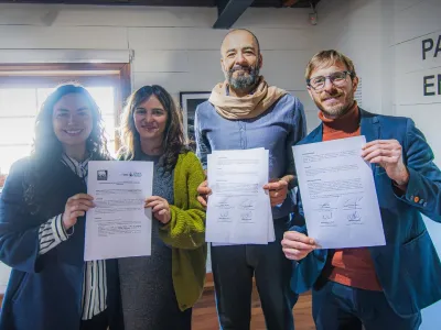 Red cultural de Frutillar sella alianza con residencia artística de Argentina