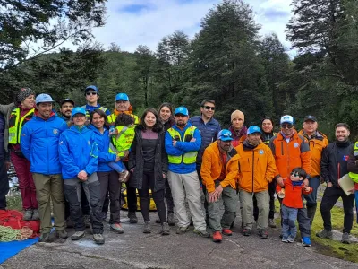 Rescatistas de Club Glaciar Sur estrenan nuevos equipos de rescate adquiridos con fondos (FFOIP) entregados por el Ministerio Secretaría General de Gobierno