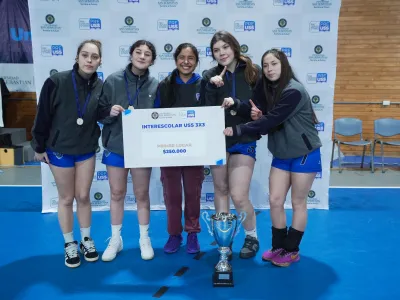 Selección de básquetbol femenina del Colegio Inmaculada Concepción de Puerto Varas ganó Interescolar de 3x3