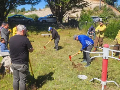 Vecinos del sector rural 4 de septiembre en Puerto Varas  se capacitaron en combate de incendios forestales